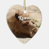 Kuwait Camel Keramisch Ornament (Rechts)