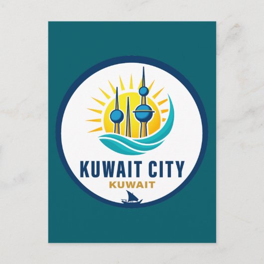 Kuwait City Kuwait Middle East Briefkaart (Voorkant)