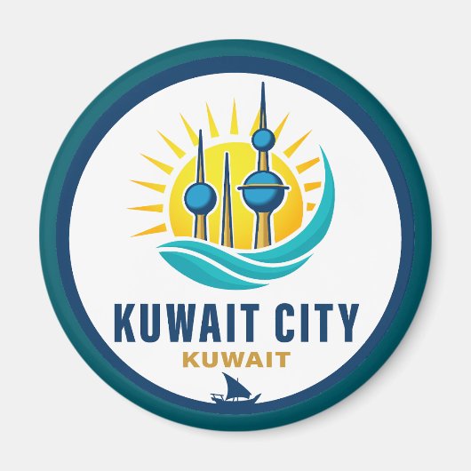 Kuwait City Kuwait Middle East Magneet (Voorkant)