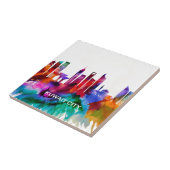 Kuwait City Skyline Tegeltje (Zijkant)