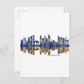Kuwait City Skyline Uitnodiging Briefkaart (Voorkant / Achterkant)