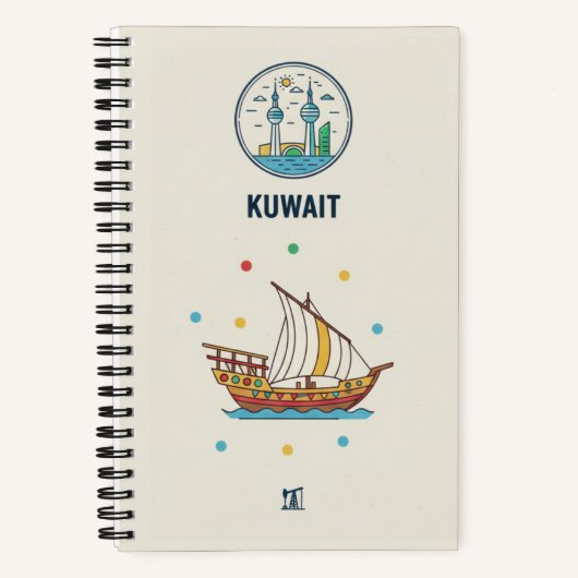 Kuwait Erfgoed & Traditioneel Dhow Fotoarchief  Notitieboek (Voorkant)