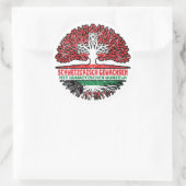 Kuwait Kuwaitisch Schweizer Schweiz Baum Wurzel Ronde Sticker (Tas)