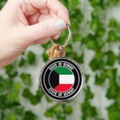 Kuwait Round Emblem Sleutelhanger (Hand)