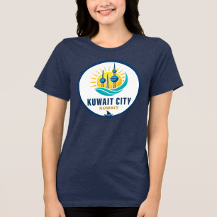 Kuwait Stad Koeweit Midden-Oosten Tri-Blend Shirt