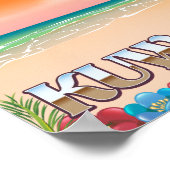 kuwait strand reisposter poster (Hoek)