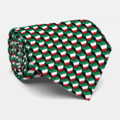 Kuwait Vlag Hartjes Stropdas (Opgerold)