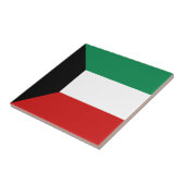 Kuwait Vlag Keramische Tegels Tegeltje (Zijkant)