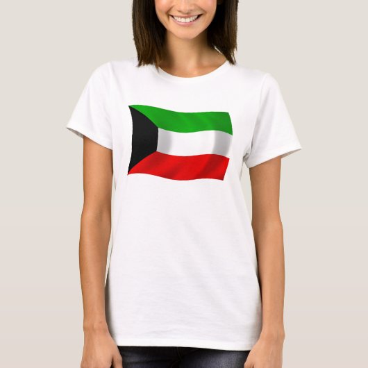 Kuwait Vlag T-shirt (Voorkant)
