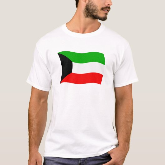 Kuwait Vlag T-shirt (Voorkant)