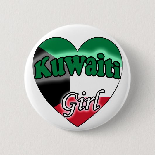 Kuwaiti Girl Ronde Button 5,7 Cm (Voorkant)