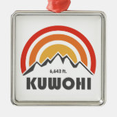 Kuwohi North Carolina, Tennessee Metalen Ornament (Voorkant)