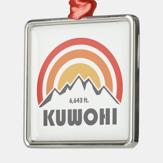 Kuwohi North Carolina, Tennessee Metalen Ornament (Links)
