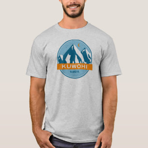 Kuwohi North Carolina Tennessee sterren maan T-shirt