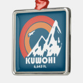 Kuwohi North Carolina Tennessee Sun Eagle Metalen Ornament (Links)