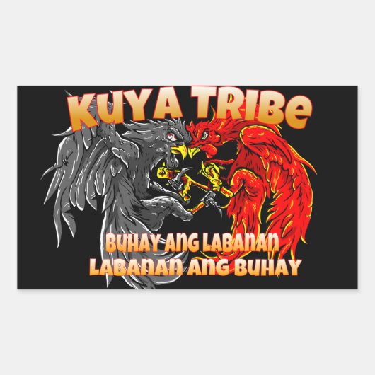 Kuya Tribe Glossy Sticker (Voorkant)
