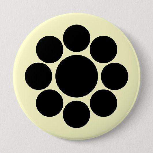 Kuyo, Japan Ronde Button 4,0 Cm (Voorkant)