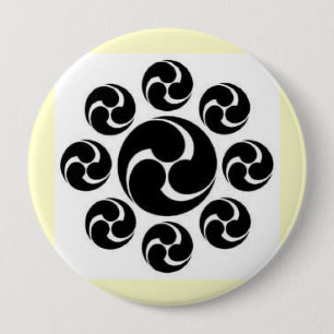 Kuyo Tomoe, Japan Ronde Button 4,0 Cm