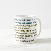 Kuz Dayz Sayz dus! Koffiemok (Voorkant rechts)