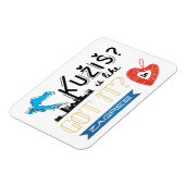 Kužiš? Zagreb Kroatië Magneet (Linkerzijde)