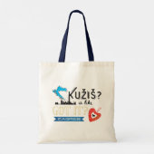 Kužiš? Zagreb Kroatië Tote Bag (Achterkant)