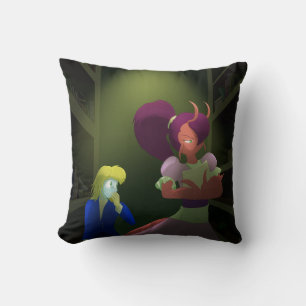 Kuzoura en Crayfish Girl Kussen
