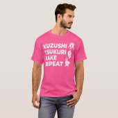 Kuzushi Tsukuri Kake Herhaal Judo Liefhebber T-shirt (Voorkant volledig)