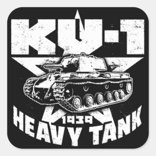 KV-1 Classic Ronde Sticker Sticker