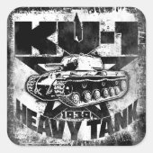 KV-1 Square Sticker Sticker (Voorkant)