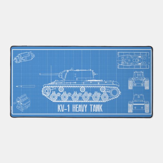 KV-1-tank Bureaumat (Voorkant)