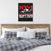 KV-1 zware sovjettank Canvas Afdruk (Insitu (Slaapkamer))