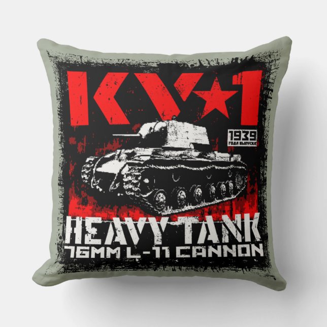 KV-1 zware sovjettank Kussen (Voorkant)