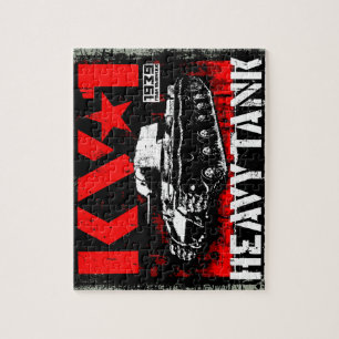 KV-1 zware sovjettank Legpuzzel