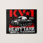 KV-1 zware sovjettank Legpuzzel (Horizontaal)