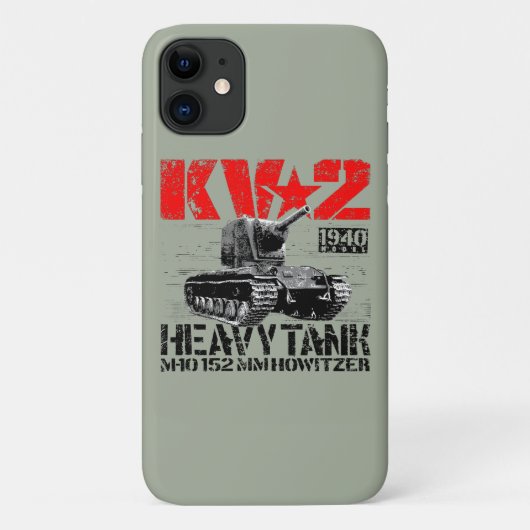 KV-2 zware sovjettank Case-Mate iPhone Case (Achterkant)