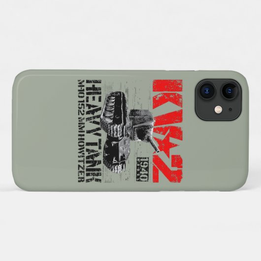 KV-2 zware sovjettank Case-Mate iPhone Case (Achterkant (horizontaal))