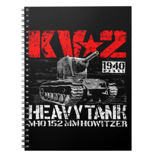 KV-2 zware sovjettank Notitieboek (Voorkant)
