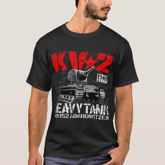 KV-2 zware sovjettank T-shirt (Voorkant)