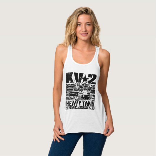 KV-2 zware sovjettank Tanktop (Volledige Voorkant)