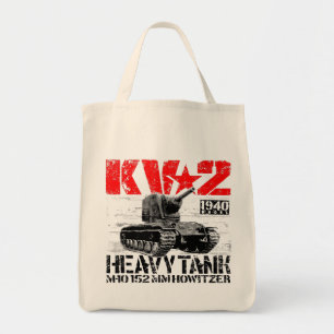 KV-2 zware sovjettank Tote Bag