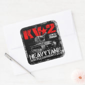 KV-2 zware sovjettank Vierkante Sticker (Envelop)