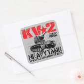 KV-2 zware sovjettank Vierkante Sticker (Envelop)