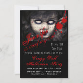 KVAADE POP Halloween Uitnodiging Dode Griezeld Gri (Voorkant)