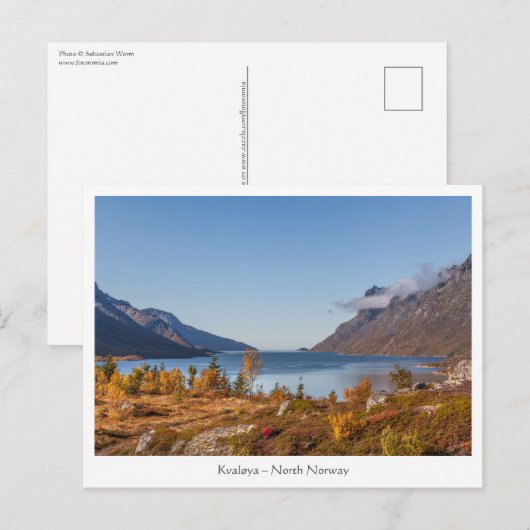 Kvaloya Island Briefkaart (Voorkant / Achterkant)