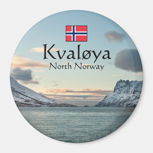 Kvaloya Island Magneet (Voorkant)