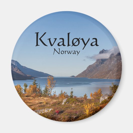 Kvaloya Island Magneet (Voorkant)