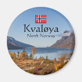 Kvaloya Island Magneet (Voorkant)