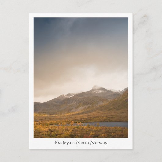 Kvaløya North Noorwegen Briefkaart (Voorkant)