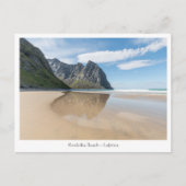 Kvalvika Beach Lofoten Briefkaart (Voorkant)