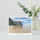 Kvalvika Beach Lofoten Briefkaart (Staand voorkant)